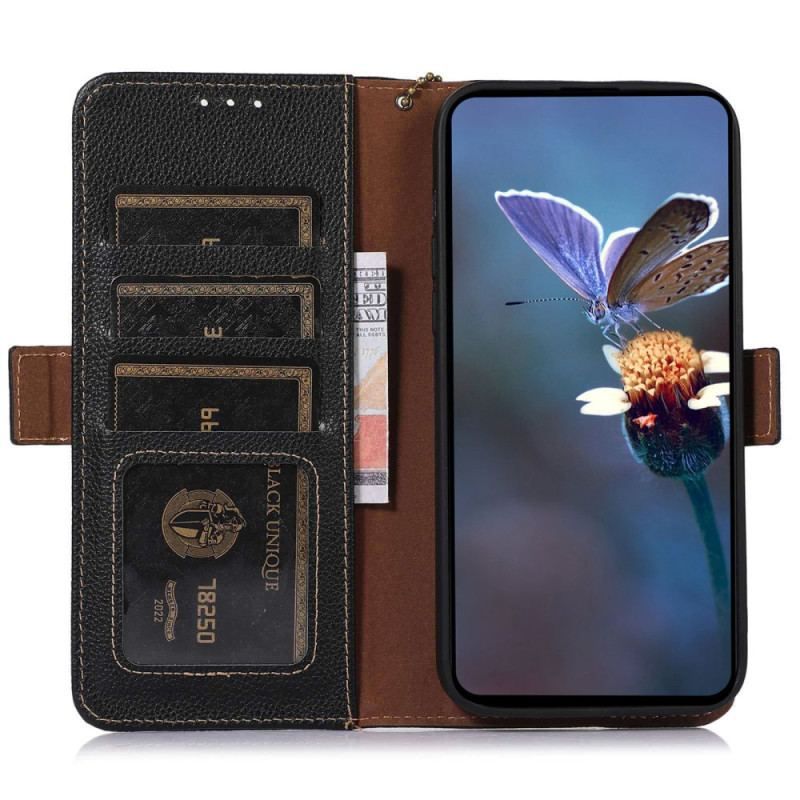 Housse Honor 90 Lite Véritable Cuir Lite RFID