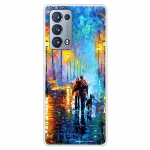 Coque Oppo Reno 6 Pro 5G Allée au bord du Lac