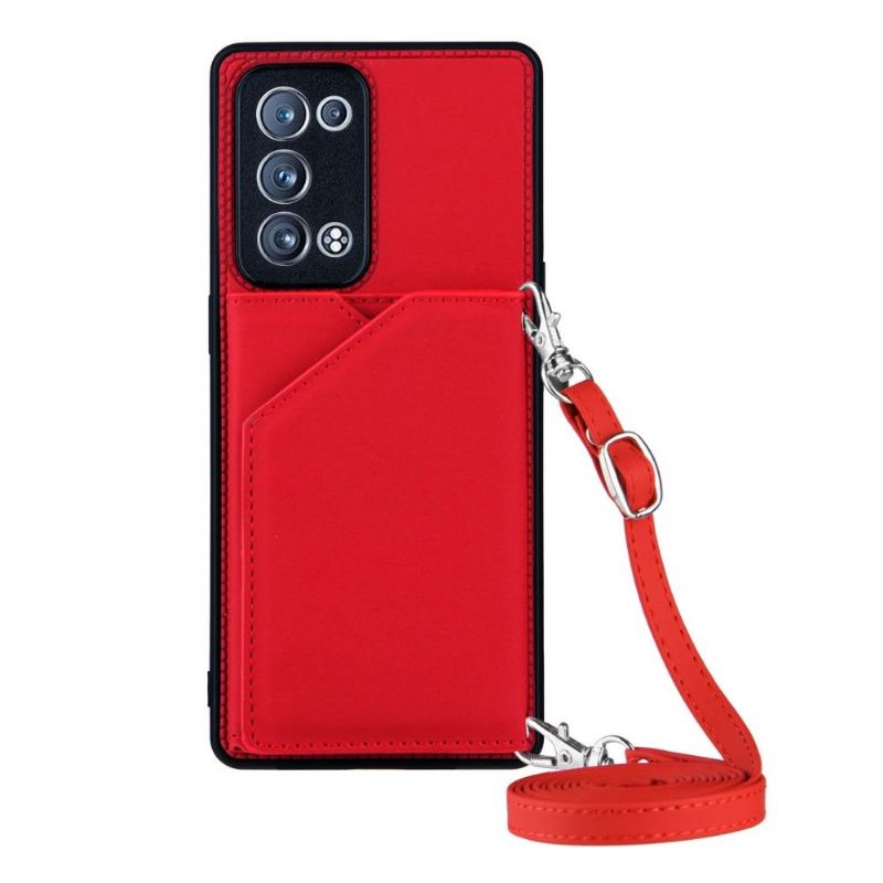 Coque Oppo Reno 6 Pro 5G AUDE Lanière multi compartiments