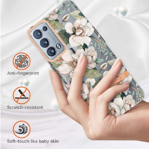 Coque Oppo Reno 6 Pro 5G Gardénia fleur blanche