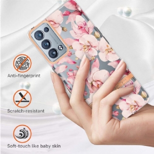 Coque Oppo Reno 6 Pro 5G Gardénia fleur rose