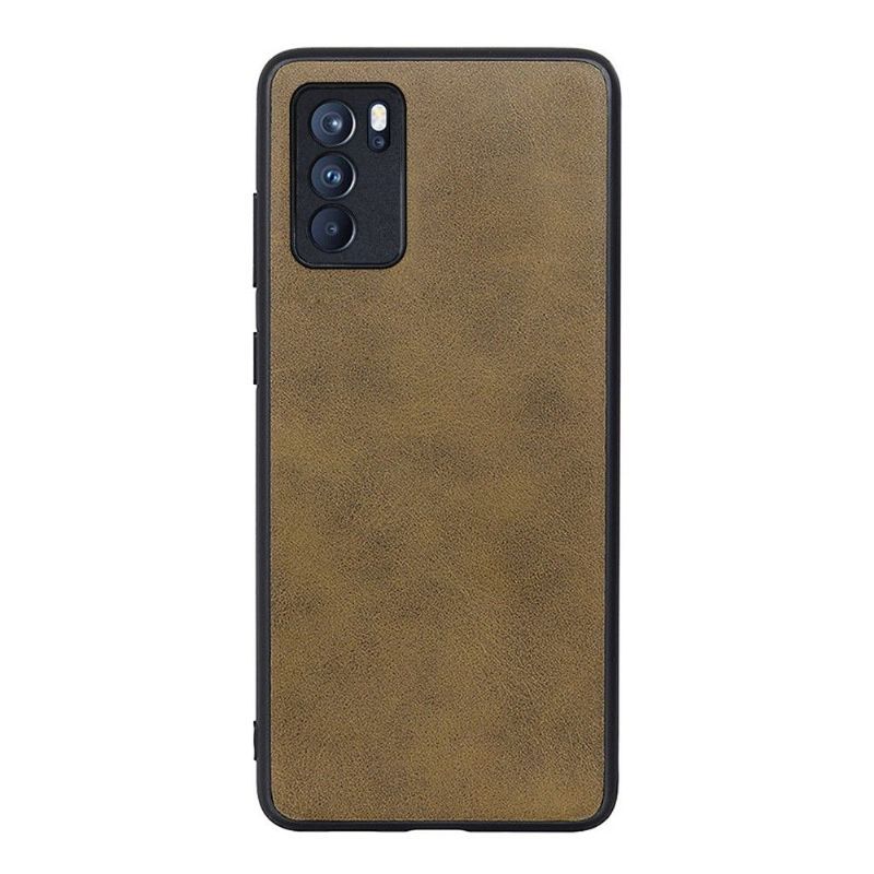 Coque Oppo Reno 6 Pro 5G Jazz simili cuir vintage