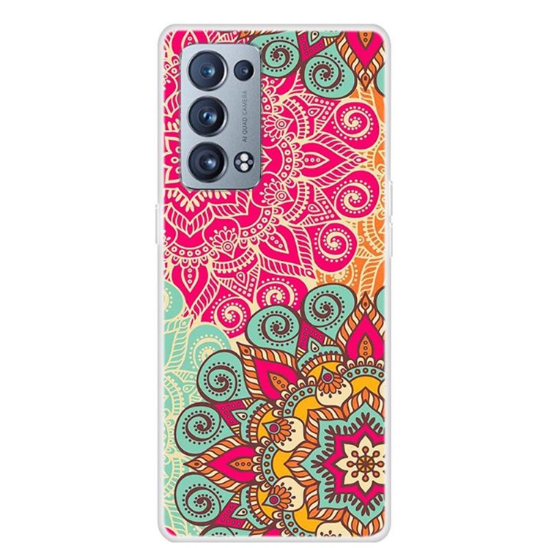 Coque Oppo Reno 6 Pro 5G Mandala Rétro