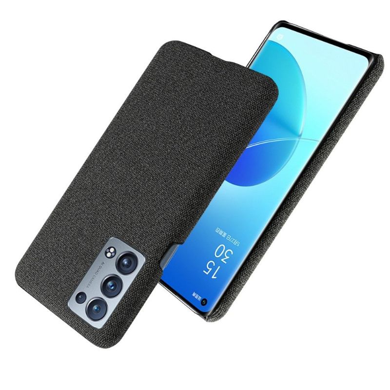 Coque Oppo Reno 6 Pro 5G revêtement tissu