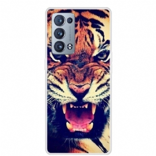 Coque Oppo Reno 6 Pro 5G Tigre Féroce