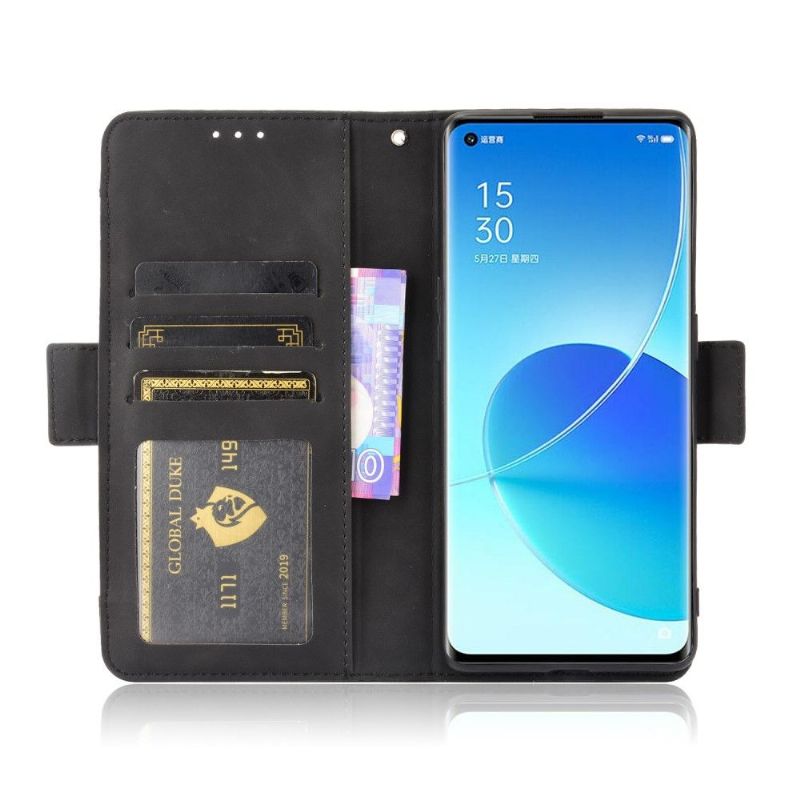 Housse Oppo Reno 6 Pro 5G Premium avec Porte Cartes