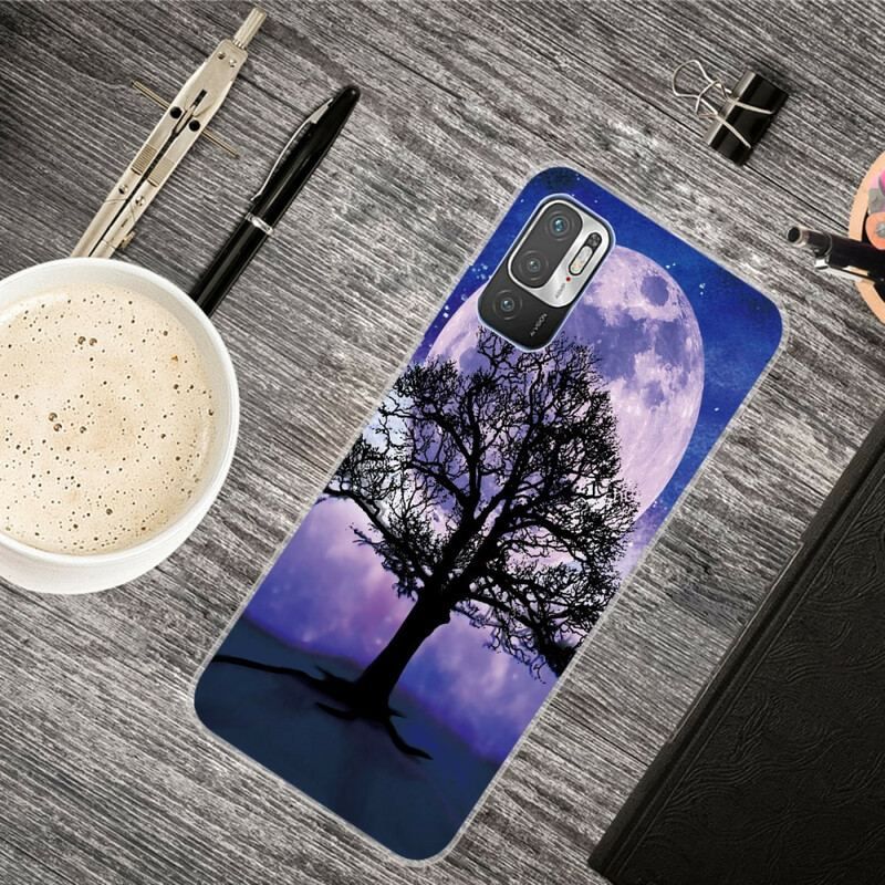 Coque Xiaomi Redmi Note 10 5G / Poco M3 Pro 5G Arbre et Lune