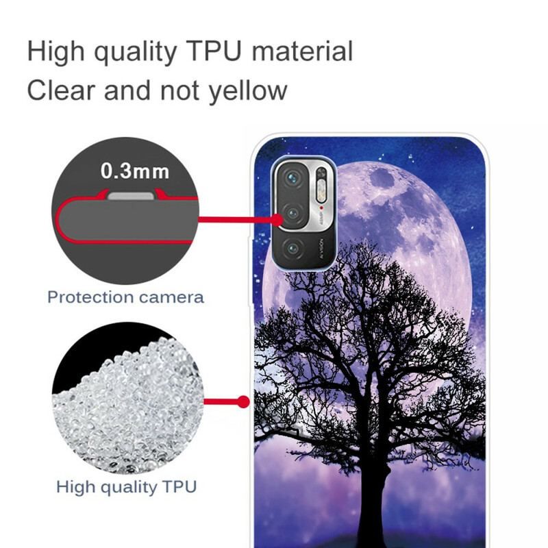 Coque Xiaomi Redmi Note 10 5G / Poco M3 Pro 5G Arbre et Lune