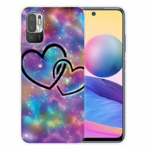 Coque Xiaomi Redmi Note 10 5G / Poco M3 Pro 5G Coeurs Enchaînés