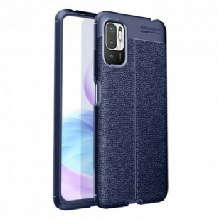 Coque Xiaomi Redmi Note 10 5G / Poco M3 Pro 5G Effet Cuir Litchi Double line