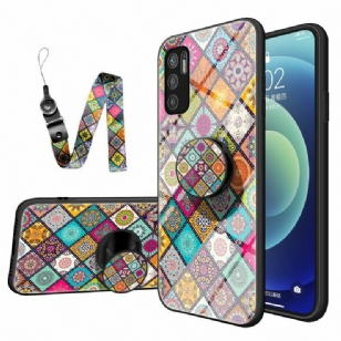 Coque Xiaomi Redmi Note 10 5G / Poco M3 Pro 5G Support Magnétique Patchwork