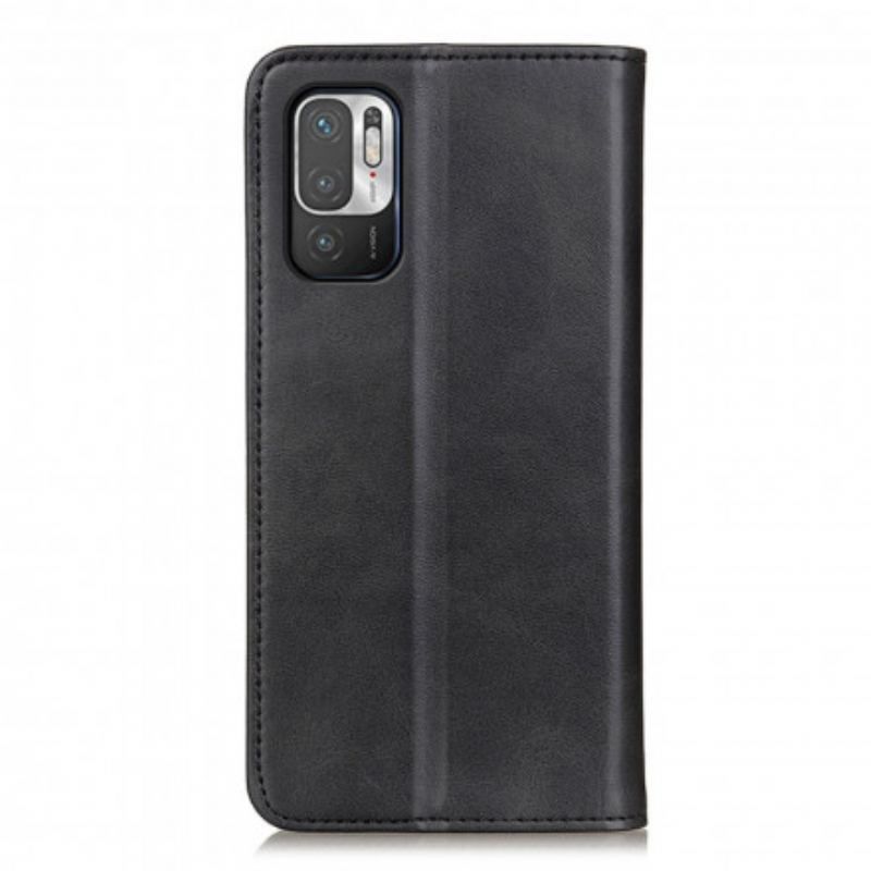 Flip Cover Xiaomi Redmi Note 10 5G / Poco M3 Pro 5G Cuir Fendu