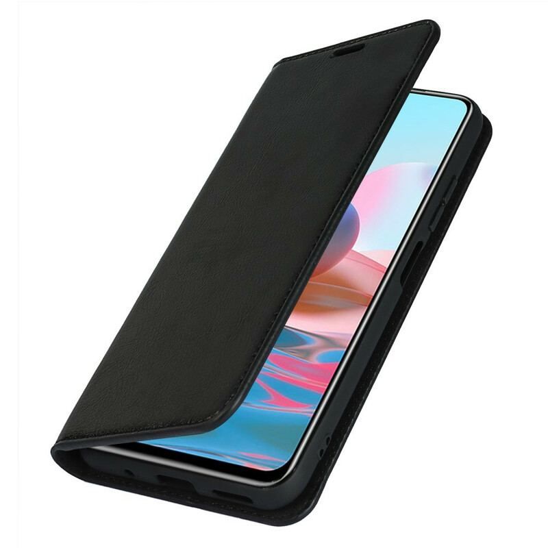 Flip Cover Xiaomi Redmi Note 10 5G / Poco M3 Pro 5G Cuir Véritable