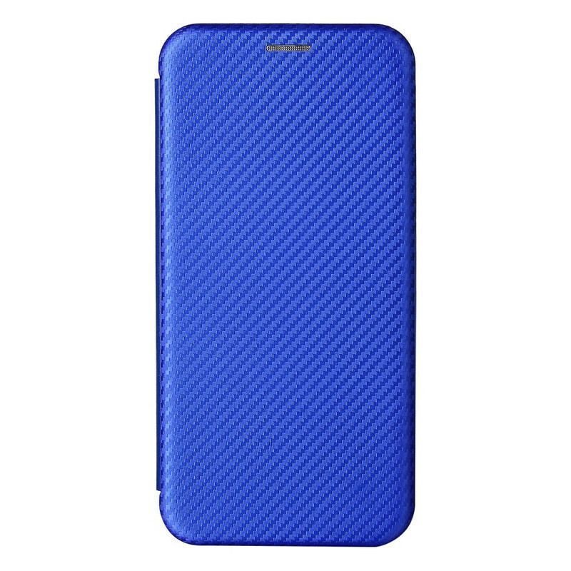 Flip Cover Xiaomi Redmi Note 10 5G / Poco M3 Pro 5G Fibre Carbone Coloré