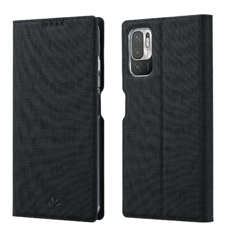 Flip Cover Xiaomi Redmi Note 10 5G / Poco M3 Pro 5G Texturée VILI DMX