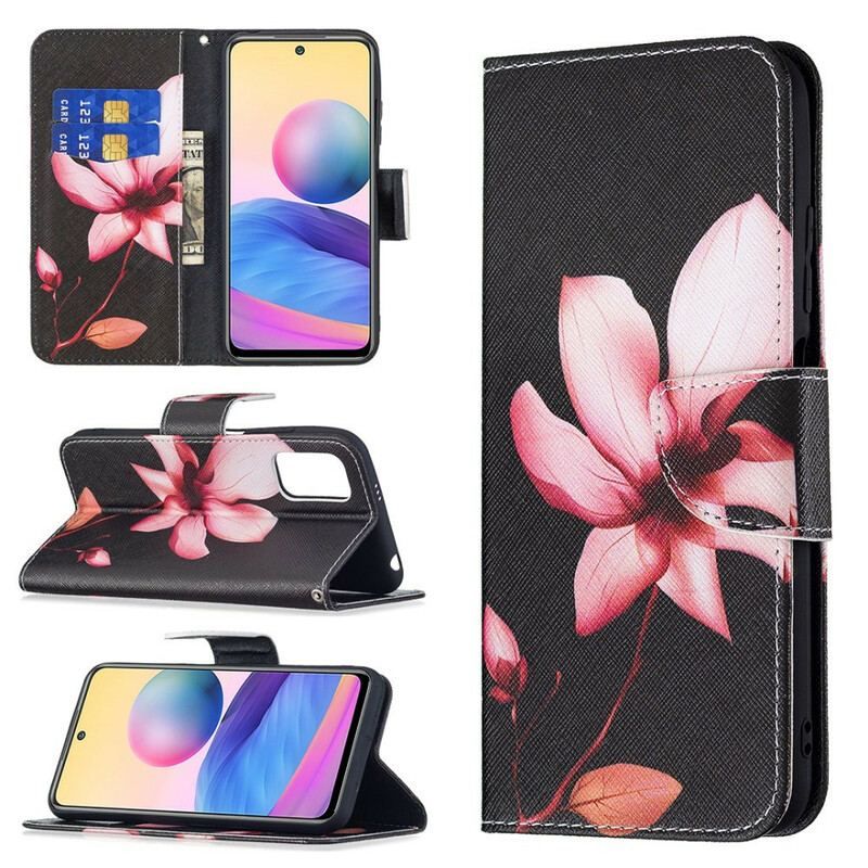 Housse Xiaomi Redmi Note 10 5G / Poco M3 Pro 5G Fleur Rose