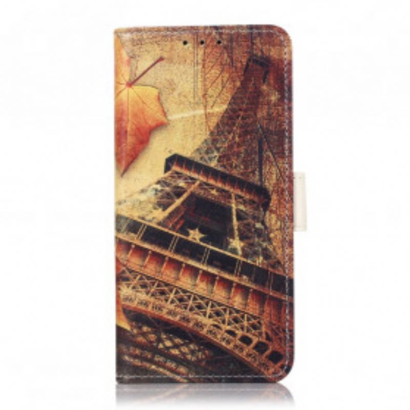 Housse Xiaomi Redmi Note 10 5G / Poco M3 Pro 5G Tour Eiffel En Automne