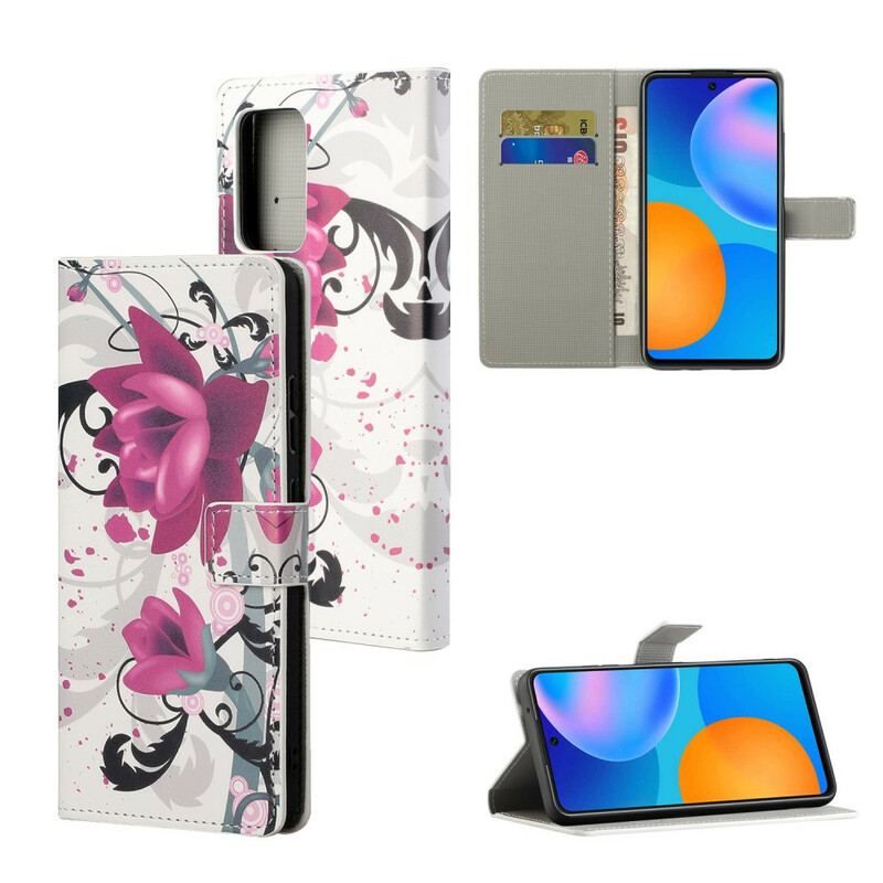 Housse Xiaomi Redmi Note 10 5G / Poco M3 Pro 5G Tropical Flowers