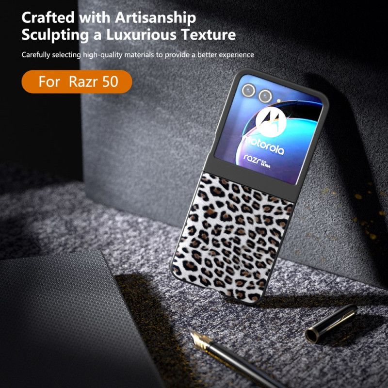 Coque Motorola Razr 50 5G Léopard