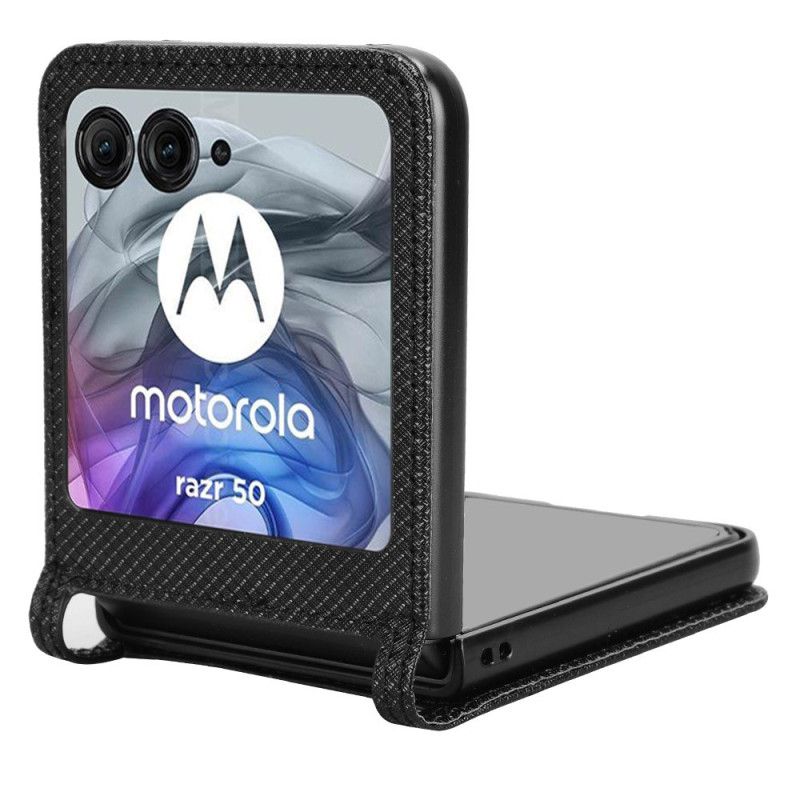 Coque Motorola Razr 50 5G Porte-Carte Bi-Texture