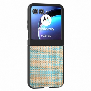 Coque Motorola Razr 50 5G Texture à Carreaux