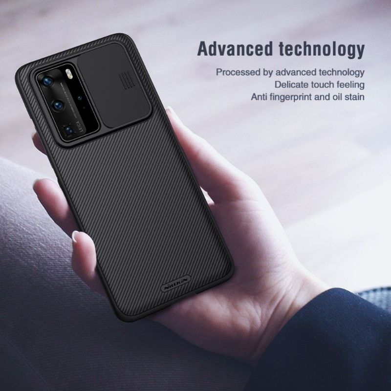 Coque Huawei P40 Pro avec cache objectif arrière