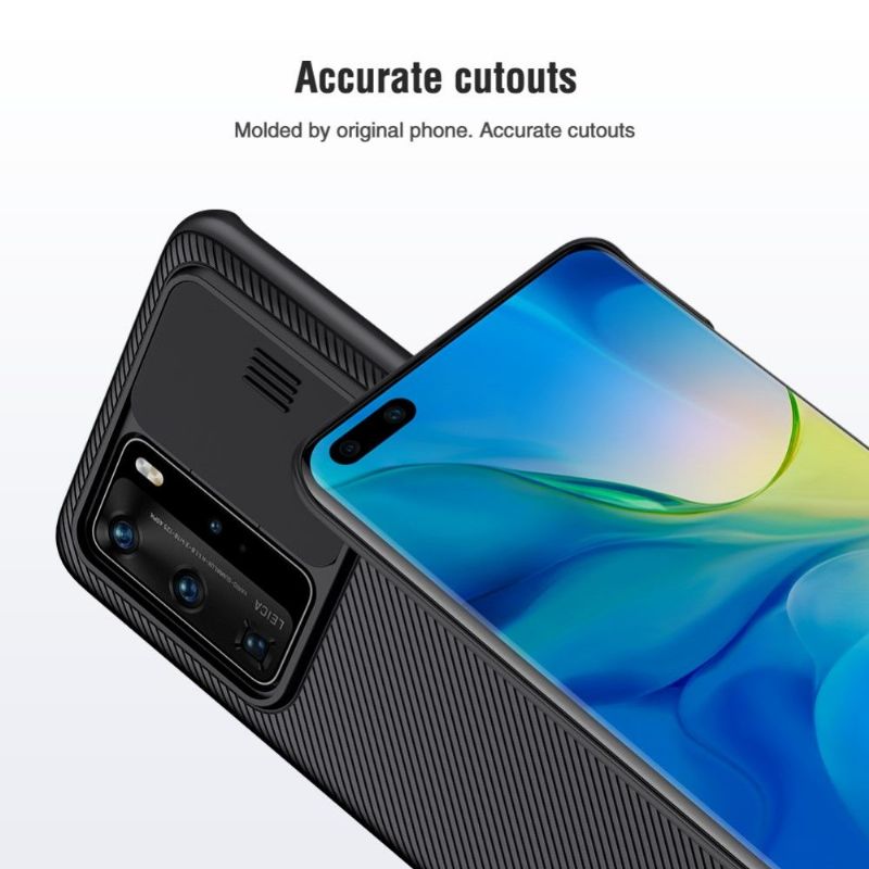 Coque Huawei P40 Pro avec cache objectif arrière