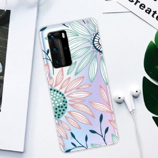 Coque Huawei P40 Pro Daisy fleurs