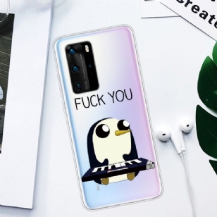 Coque Huawei P40 Pro Pingouin Piano