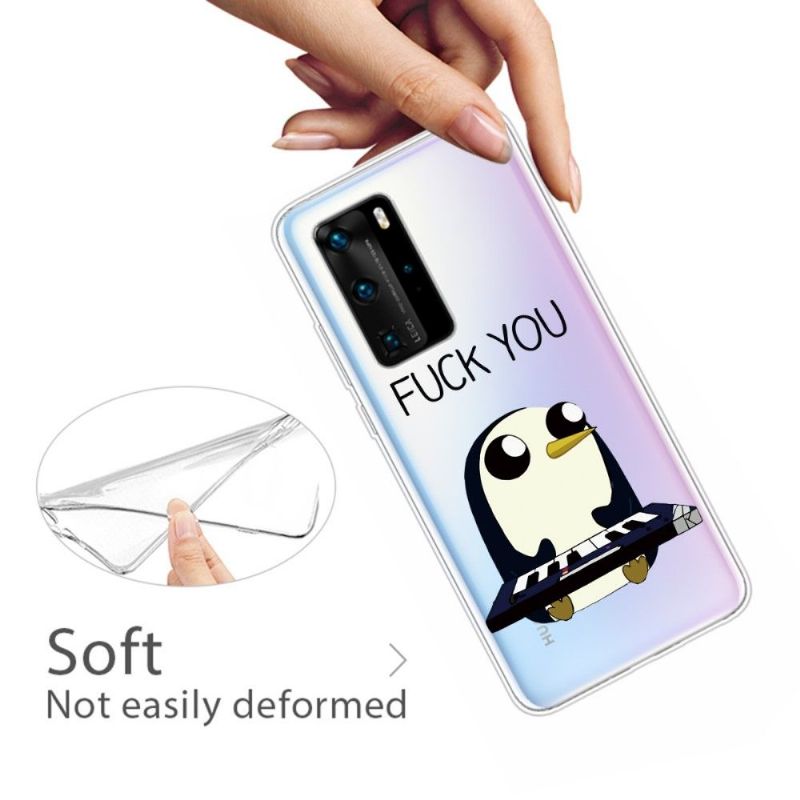 Coque Huawei P40 Pro Pingouin Piano