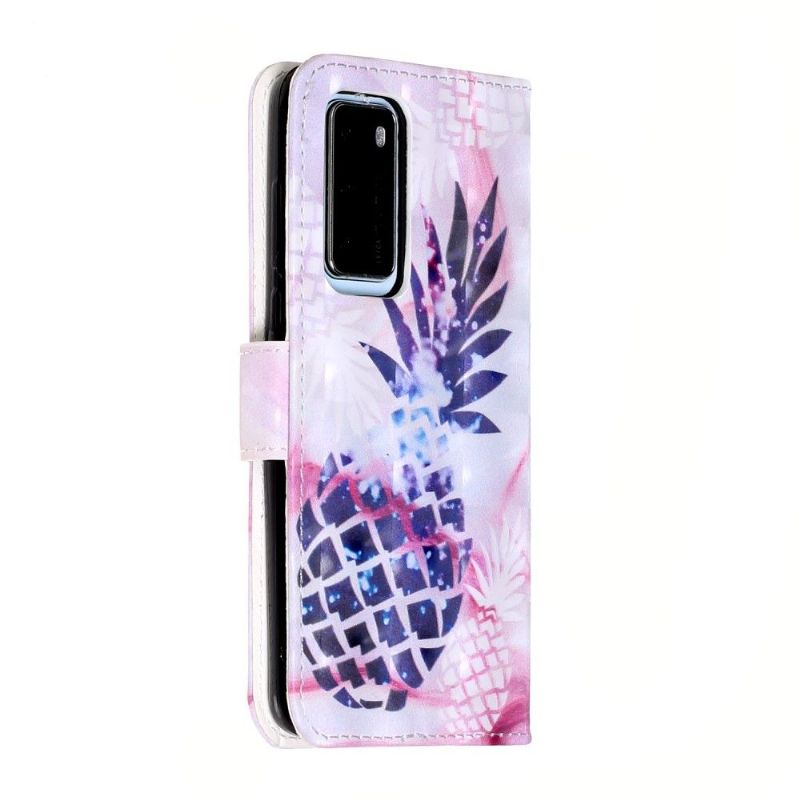 Housse Huawei P40 Pro Ananas Mosaïque