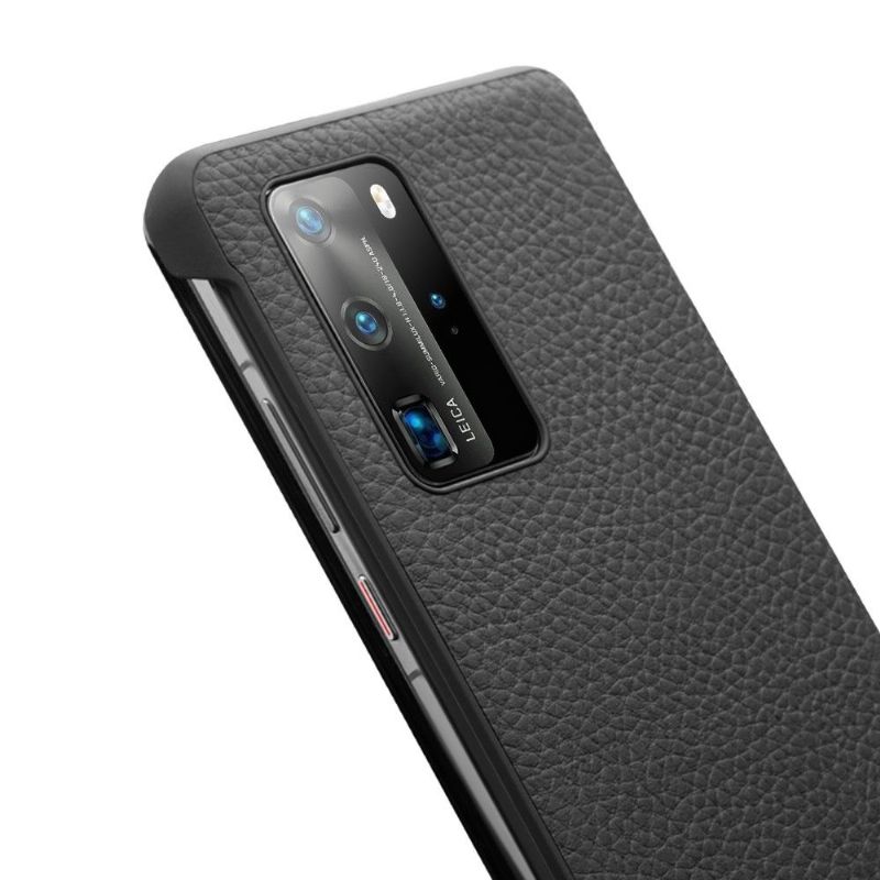 Housse Huawei P40 Pro en cuir avec rabat fenêtre