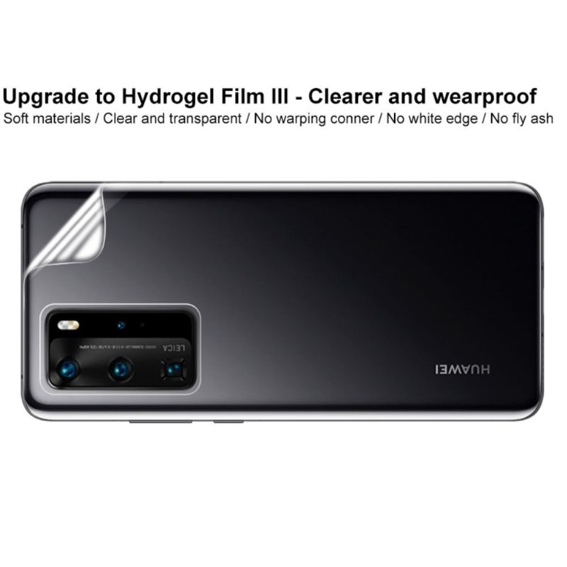 Huawei P40 Pro - 2 films de protection arrière en hydrogel