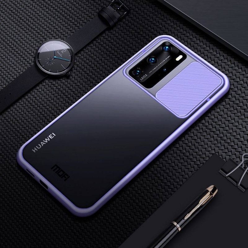 Huawei P40 Pro - Coque MOFI avec cache objectif arrière