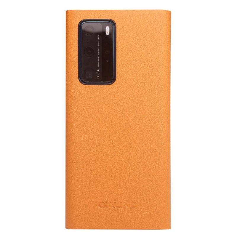 Huawei P40 Pro - Housse en cuir avec rabat fenêtre