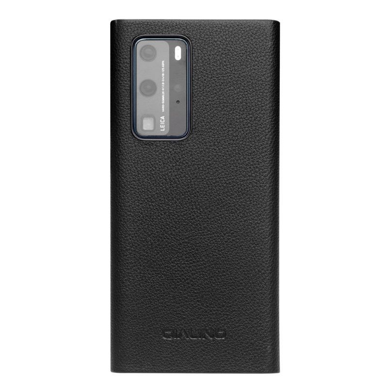 Huawei P40 Pro - Housse en cuir avec rabat fenêtre