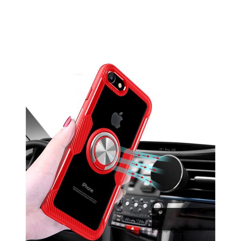 Coque iPhone SE 2 / 8 / 7 transparente finger