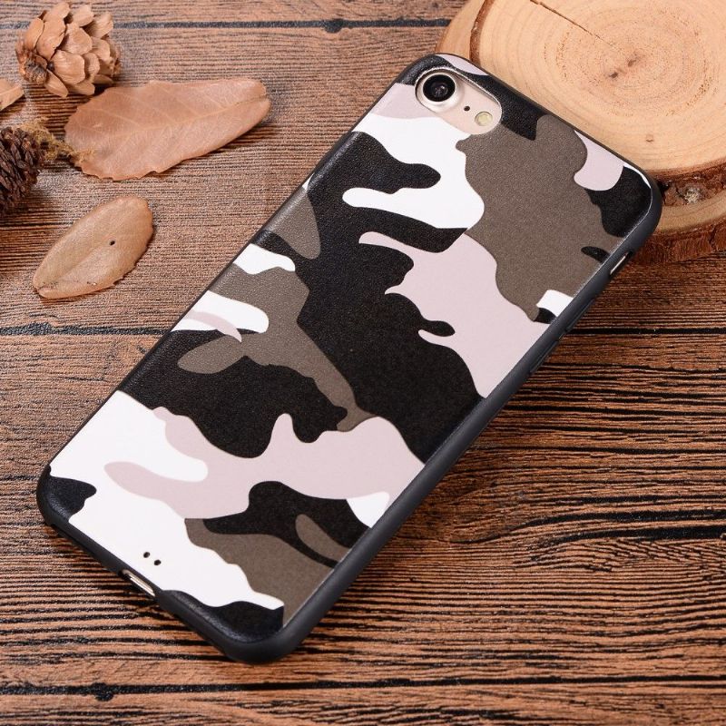 Coque iPhone SE / 8 / 7 camouflage militaire