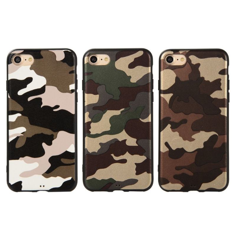 Coque iPhone SE / 8 / 7 camouflage militaire