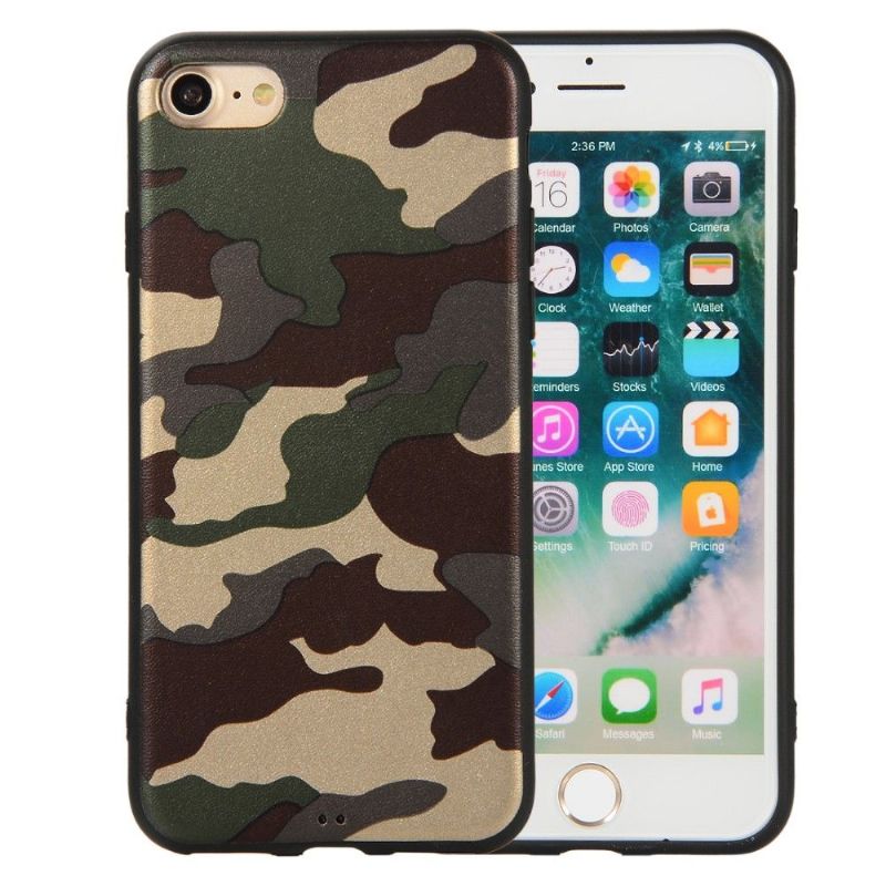 Coque iPhone SE / 8 / 7 camouflage militaire