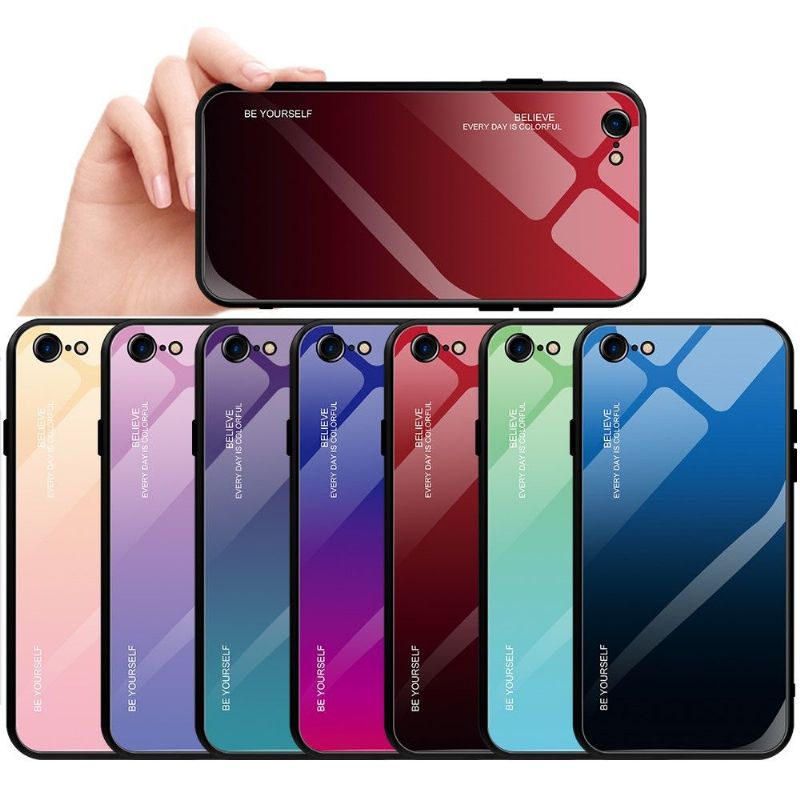 Coque iPhone SE / 8 / 7 dégradé de couleurs