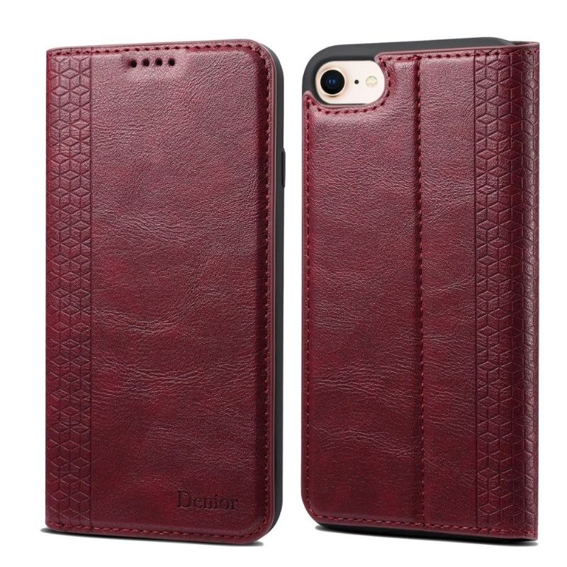 Housse iPhone SE / 8 / 7 Denior style cuir