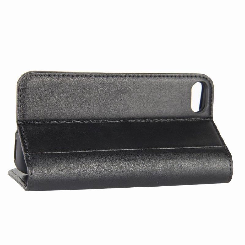 Housse portefeuille iPhone SE / 8 / 7 cuir premium