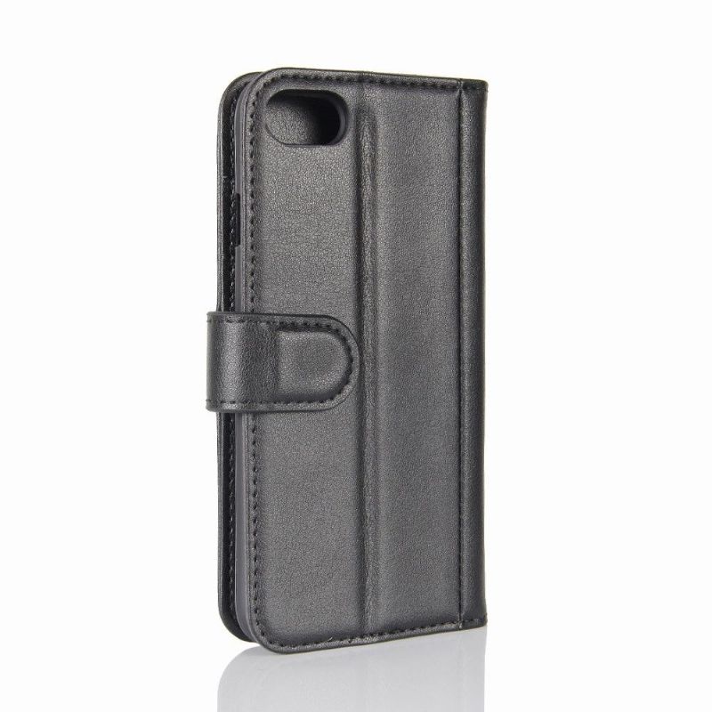 Housse portefeuille iPhone SE / 8 / 7 cuir premium