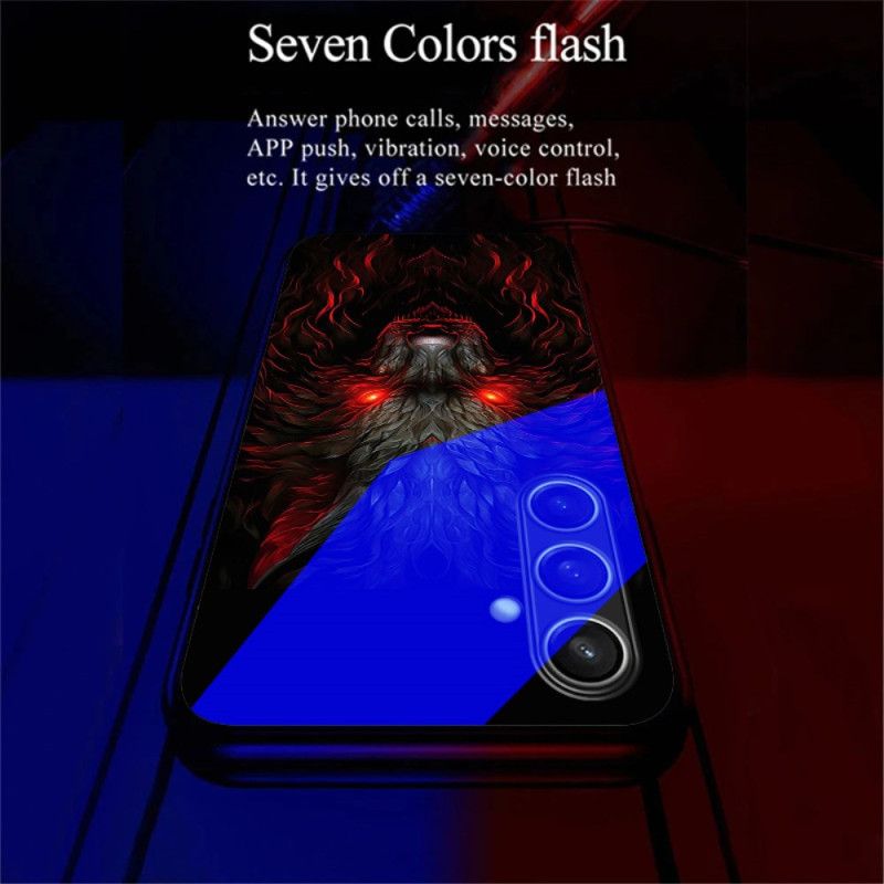 Coque Samsung Galaxy A16 4G / 5G Call Flash Series Loup aux Yeux Rouges