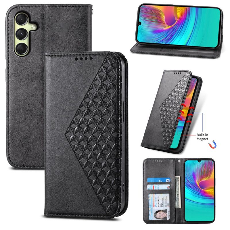 Flip Cover Samsung Galaxy A16 4G / 5G Cubes Imprimés