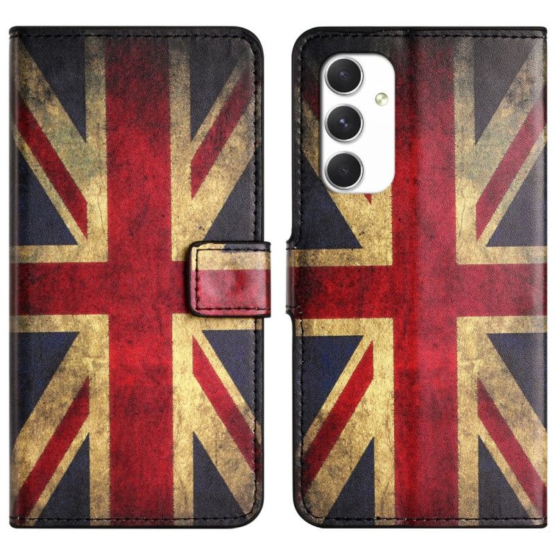 Housse Samsung Galaxy A16 4G / 5G Drapeau Anglais Vintage