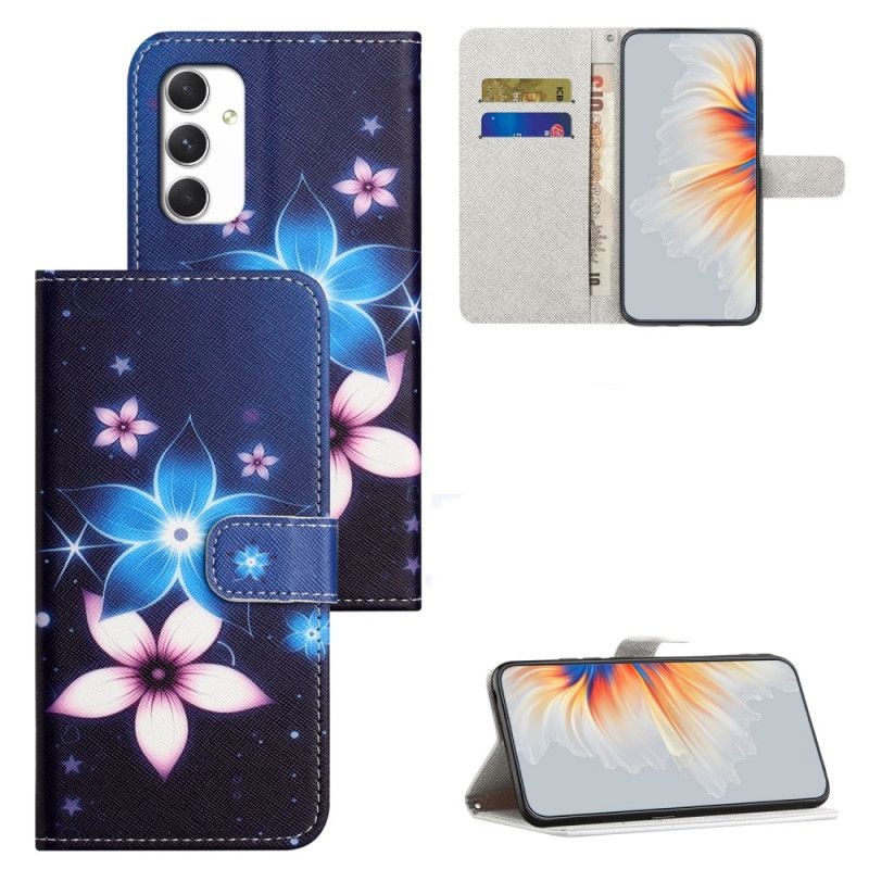 Housse Samsung Galaxy A16 4G / 5G Fleurs Lunaires