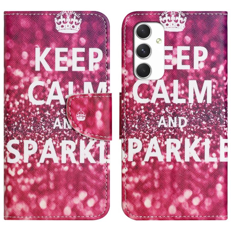 Housse Samsung Galaxy A16 4G / 5G Keep Calm And Sparkle