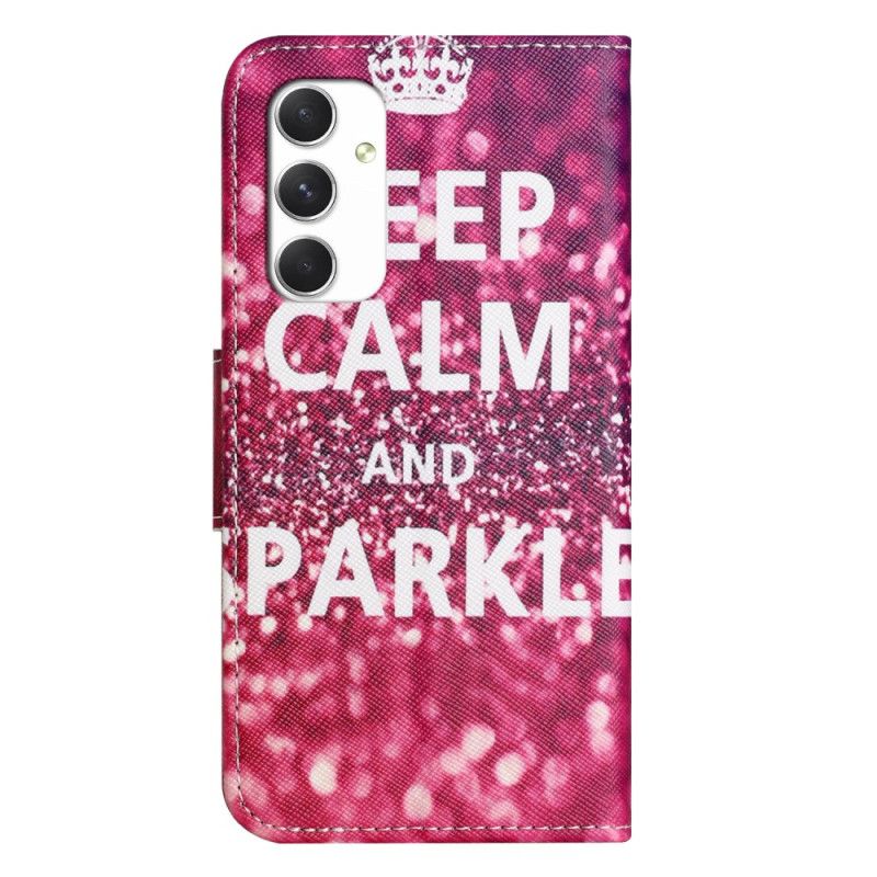 Housse Samsung Galaxy A16 4G / 5G Keep Calm And Sparkle